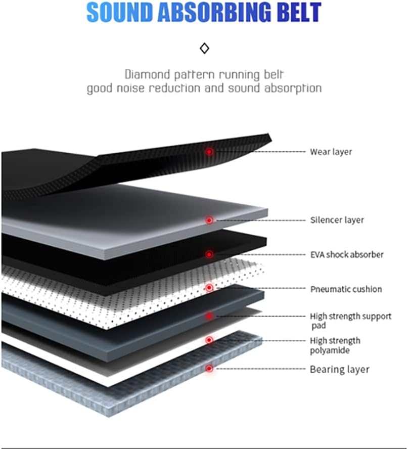 Multi-Functional Folding Treadmill for Home Gym Exercise Electric Treadmill with 15% Incline Treadmill, for Home Or Office Use