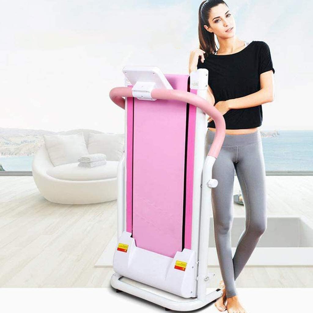 Treadmills Small Electric Jogging Machine Girls Indoor Walking Machine Multifunctional Silent Folding Fitness Equipment No Installation Required