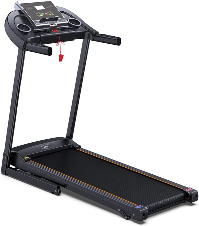 Multi-Functional Folding Treadmill for Home Gym Exercise Electric Treadmill with 15% Incline Treadmill, for Home Or Office Use