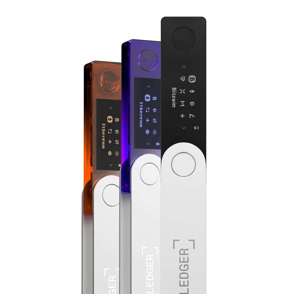 Ledger Nano X Crypto Wallet Signer - Securely Manage All Your Crypto Assets with This Bluetooth Enabled Classic - Onyx Black