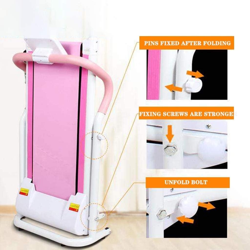 Treadmills Small Electric Jogging Machine Girls Indoor Walking Machine Multifunctional Silent Folding Fitness Equipment No Installation Required