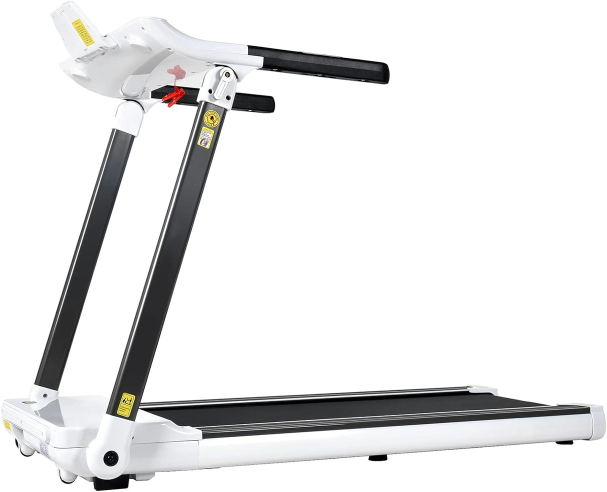 Folding Treadmill for Home Compact Electric Walking Running Machine 3.5HP Medium Runners Exercise Equipment, Built-in 12 Programs, Low Noise, Weight Capacity: 330LBS