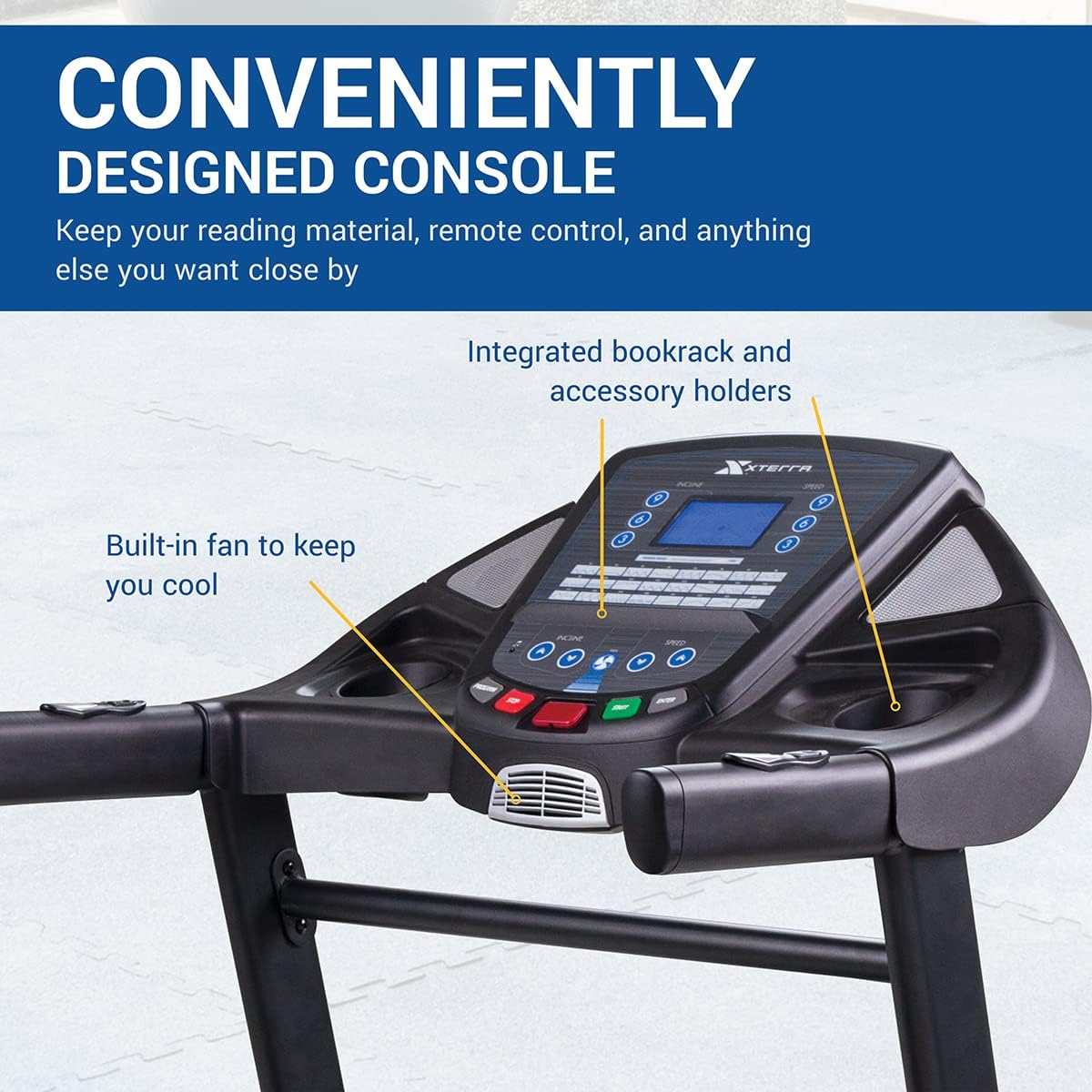 XTERRA Fitness Folding Treadmill