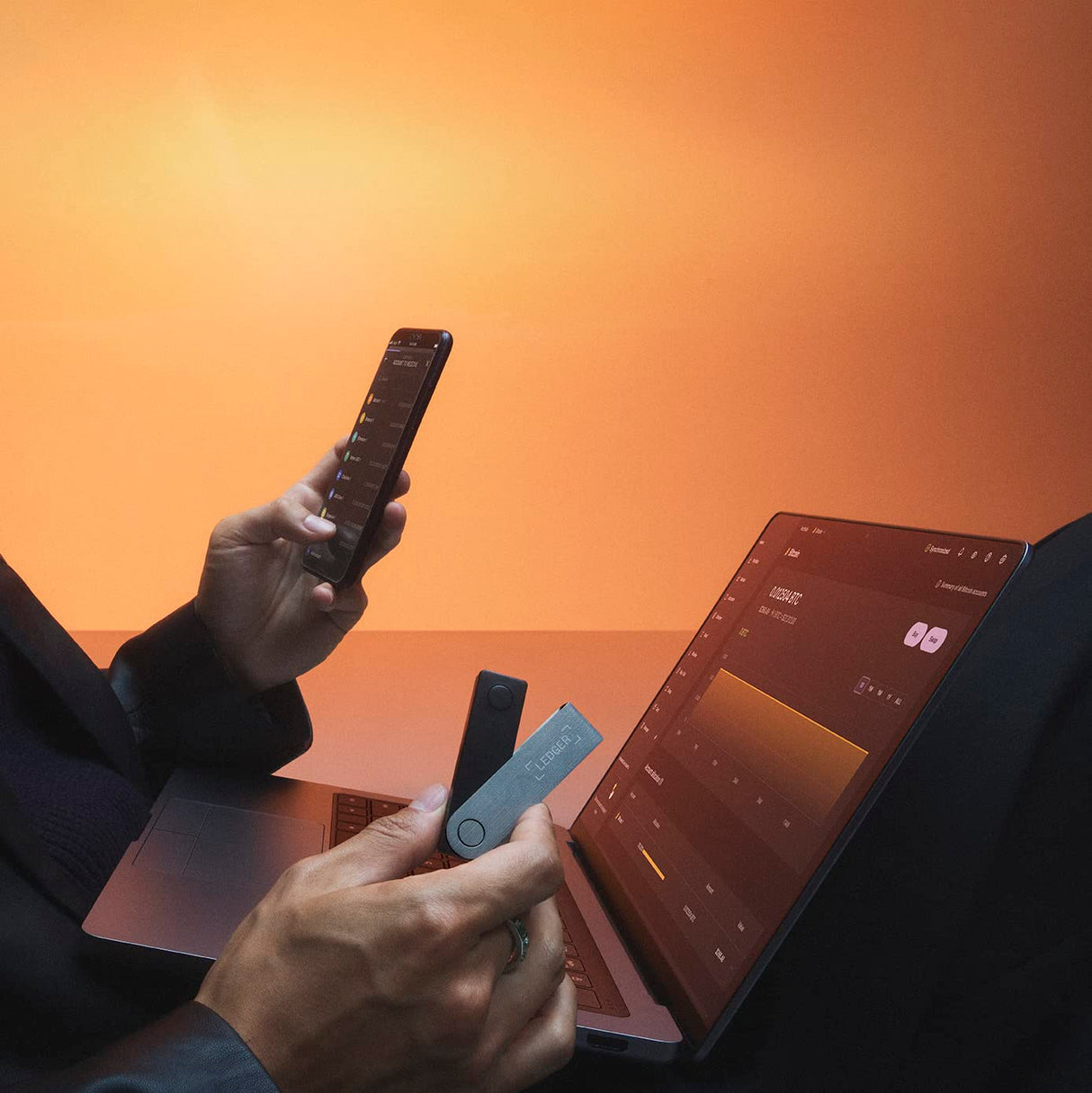 Ledger Nano X Crypto Wallet Signer - Securely Manage All Your Crypto Assets with This Bluetooth Enabled Classic - Onyx Black