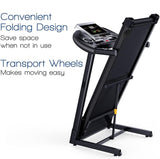 Multi-Functional Folding Treadmill for Home Gym Exercise Electric Treadmill with 15% Incline Treadmill, for Home Or Office Use