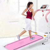 Treadmills Small Electric Jogging Machine Girls Indoor Walking Machine Multifunctional Silent Folding Fitness Equipment No Installation Required