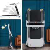 Folding Treadmill for Home Compact Electric Walking Running Machine 3.5HP Medium Runners Exercise Equipment, Built-in 12 Programs, Low Noise, Weight Capacity: 330LBS