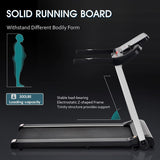 2.5HP Treadmill Electric Motorized Walking and Jogging Running Machine with Heart Pulse Monitor and Speaker, Treadmill for Home Gym with 12 Pre Set Programs,300lbs Max