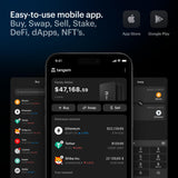 TANGEM Wallet Pack of 2 - Secure Crypto Wallet - Trusted Cold Storage for Bitcoin, Ethereum, NFT's & More Coins - 100% Offline Hardware Wallet