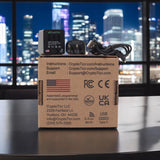 CryptoTicr Bitcoin Ticker - Real-Time Crypto Price Display (1.54" Diagonal) for Top 1,000 Coins Like Bitcoin, Ethereum, Dogecoin, and 997 more. Compact Size, Ideal for Desk or Nightstand. Uses Wi-Fi.